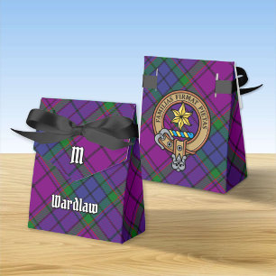 Ballotins Clan Wardlaw Crest sur Tartan