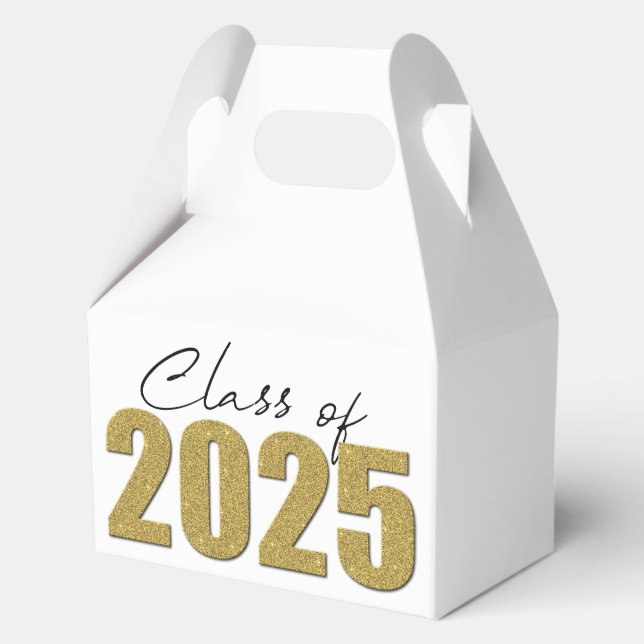 Ballotins Classe de Parties scintillant d'or de 2025 (Recto)