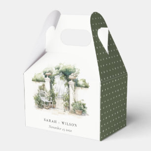 Ballotins Classé Français Jardin Paysage Mariage d'aquarelle