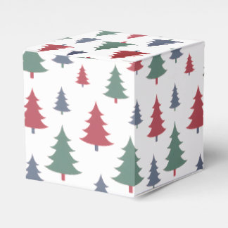 Ballotins Classic Festive Holiday Green & Brown Pine Trees