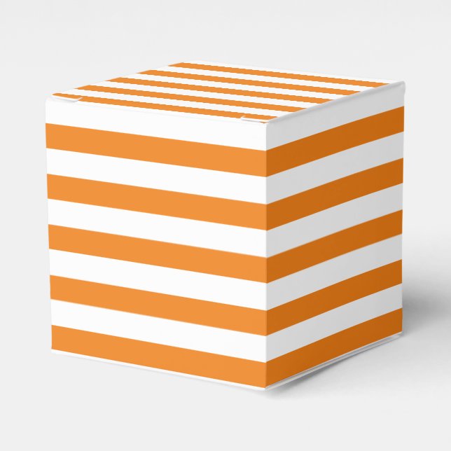 Ballotins Classic Minimal Orange et Blanc rayé (Verso)