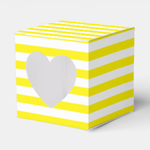 Ballotins Classic Simple Jaune et Blanc rayé