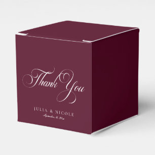 Ballotins Classique Ivory Bourgogne Doux Merci Mariage