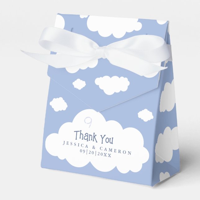 Ballotins Cloud Neuf Mariage Merci Cute Invité Ballotin (Verso)