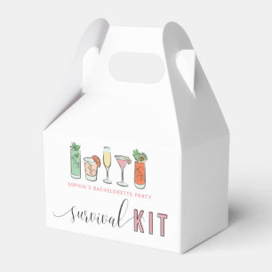 Ballotins Cocktail Bachelorette Ballotin Kit de survie