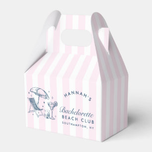Ballotins Cocktail Retro Moderne Bachelorette Gris & Rose