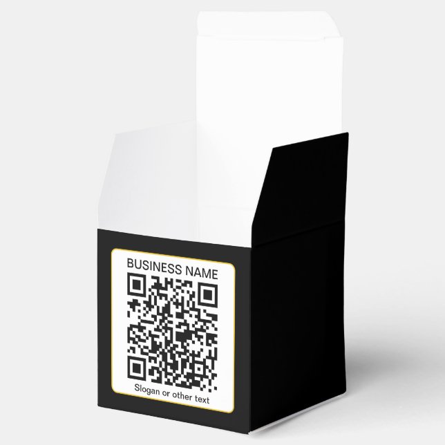 Ballotins Code QR scannable modifiable + Nom de votre entrep (Ouvert)