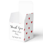 Coeurs de Parties scintillant rouge avec Monogramm