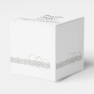 Ballotins Coeurs enchevêtré Frontière Florale Mariage Favor 