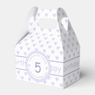 Ballotins Coeurs Lavande mignons - Anniversaire de enfant pe