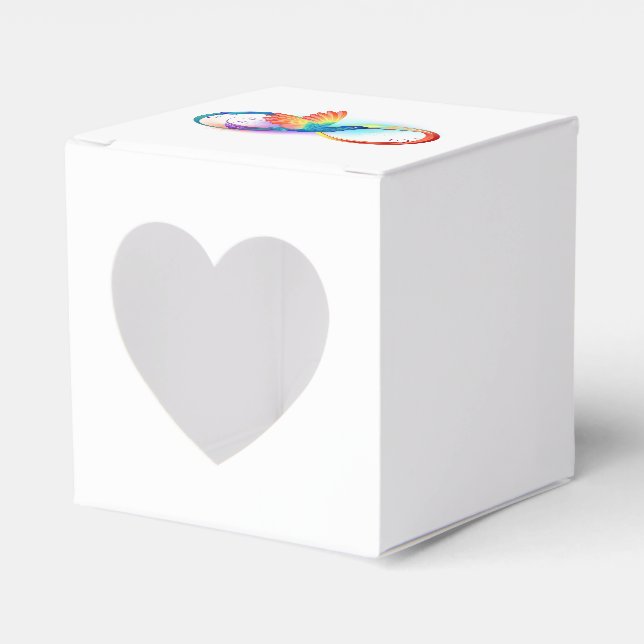 Ballotins Colibri arc-en-ciel avec symbole Infinity (Verso)