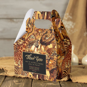 Ballotins Collage animal sauvage Bachelorette Merci ID1149