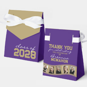 Ballotins Collage photo violet et bronze or Filmstrip