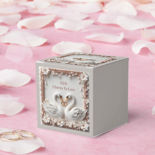 Ballotins 🕊️ Collection de mariage Cadre floral à cœur de c