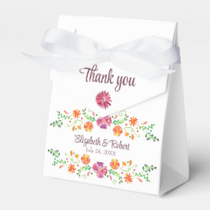 Ballotins Coloré mexicain Fiesta Floral Mariage