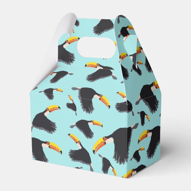 Ballotins Coloré Toucan Tropical Bird Motif (Verso)