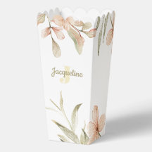 Conception de fleurs pour bébé rose pastel monogra