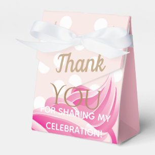 Ballotins Cône crème glacée rose Fête Boîte de préférence