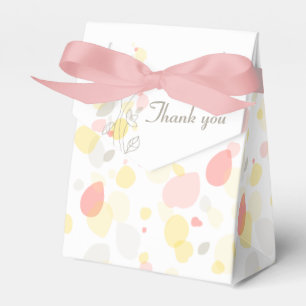 Ballotins Confetti fleurs pétales merci boîte de faveur mari