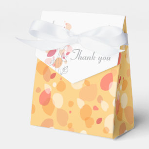 Ballotins Confetti fleurs pétales merci boîte de faveur mari