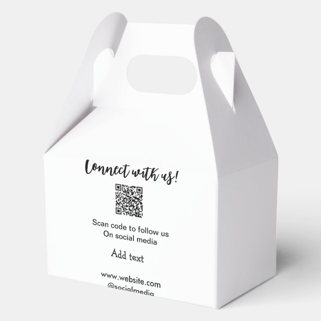 Ballotins Connectez-vous avec nous scan QR code ajouter e-ma (Recto)