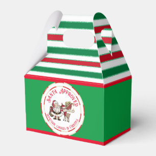 Ballotins Cookies de Noël Approuvés par le Père Noël Rouge e