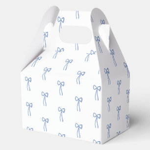 Ballotins Coquette Bow Quelque chose de bleu Fête des mariée