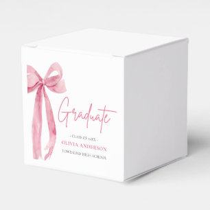 Ballotins Coquette de la botte rose moderne Graduate Graduat
