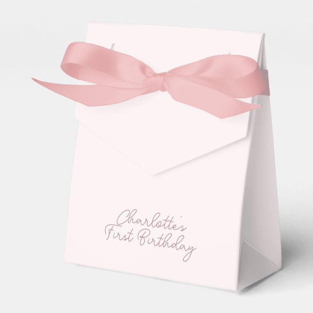 Ballotins Coquette Rose Bow personnalisé (Verso)