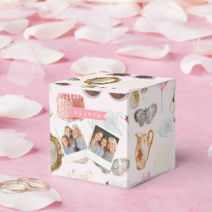 Ballotins Coquette Rose Personnalisé Féminin Vintage