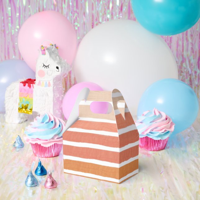 Ballotins Corail Stripes Orange Stripes (Fête)