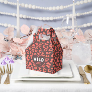 Ballotins Coral Brown Leopard Print