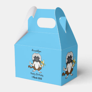 Ballotins Cotton Top Tamarin montoon est une illustration