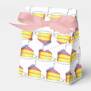 Ballotins Couche rose jaune Joyeux gâteau d'anniversaire cha