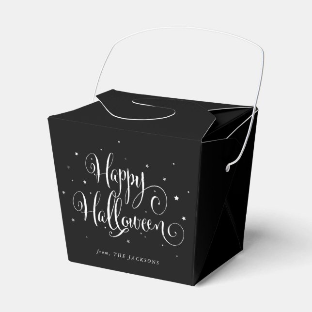 Ballotins Couleur personnalisée + Message Happy Halloween Ba (Verso)