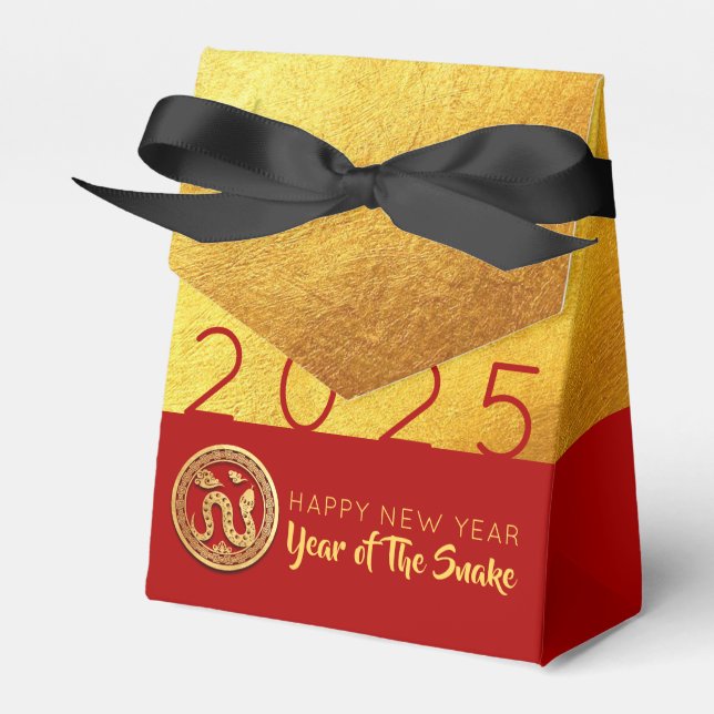 Ballotins Coupe de papier Red Gold Snake 2025 PFBT (Verso)