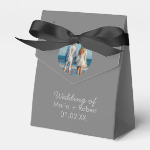 Ballotins Couple de mariage simple Photo grise