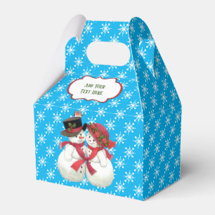 Ballotins Couple de neige avec Motif de neige Ballotin