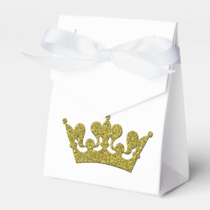 Ballotins Couronne de paillettes dorées Boîtes de fête royal