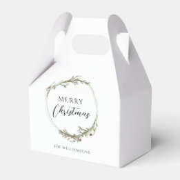 Ballotins Couronne minimaliste Joyeux Noël