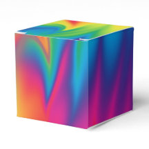 Cravate arc-en-ciel Ballotin de fête d'anniversair