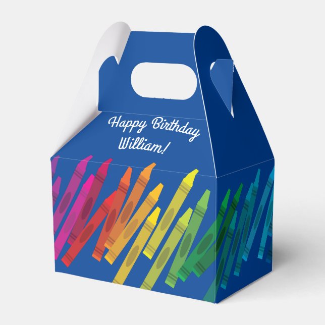 Ballotins Crayons Anniversaire de enfant Party Art joli colo (Verso)