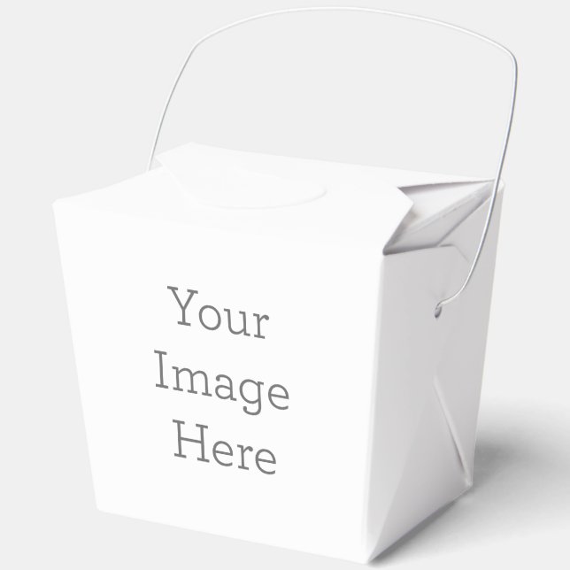 Ballotin en papier, A emporter 7,62 x 6,99 x 9,53 cm  (Recto)