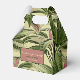 Ballotins Crème d'aquarelle vintage tropicale