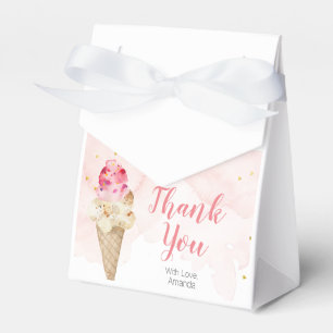 Ballotins Crème glacée rose pâle Merci