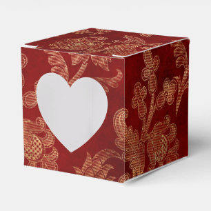 Ballotins Crimson rouge et or Vintage Damas