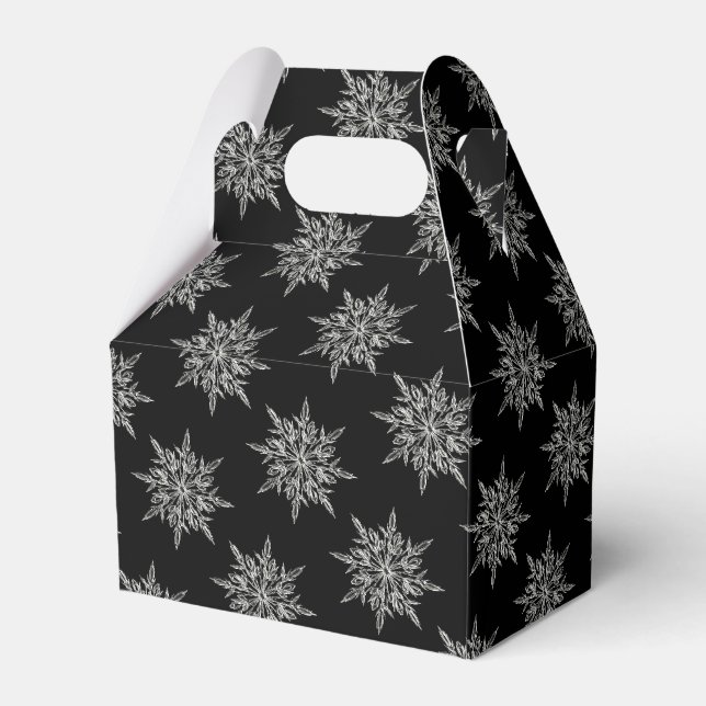 Ballotins Cristaux de glace élégants Motif de flocons de nei (Verso)