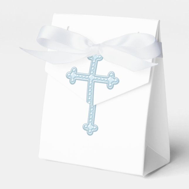 Ballotins Croix Bleue Élégante Première Communion (Verso)