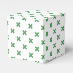 Ballotins Croix verte coutures sur blanc