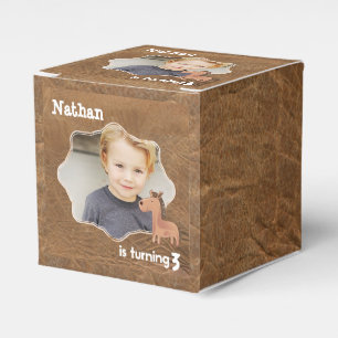 Ballotins Cuir Cowboy avec Cheval